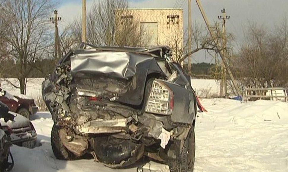 Automobilis „Opel Vectra“, kuriuo keliavo keturi medikai.