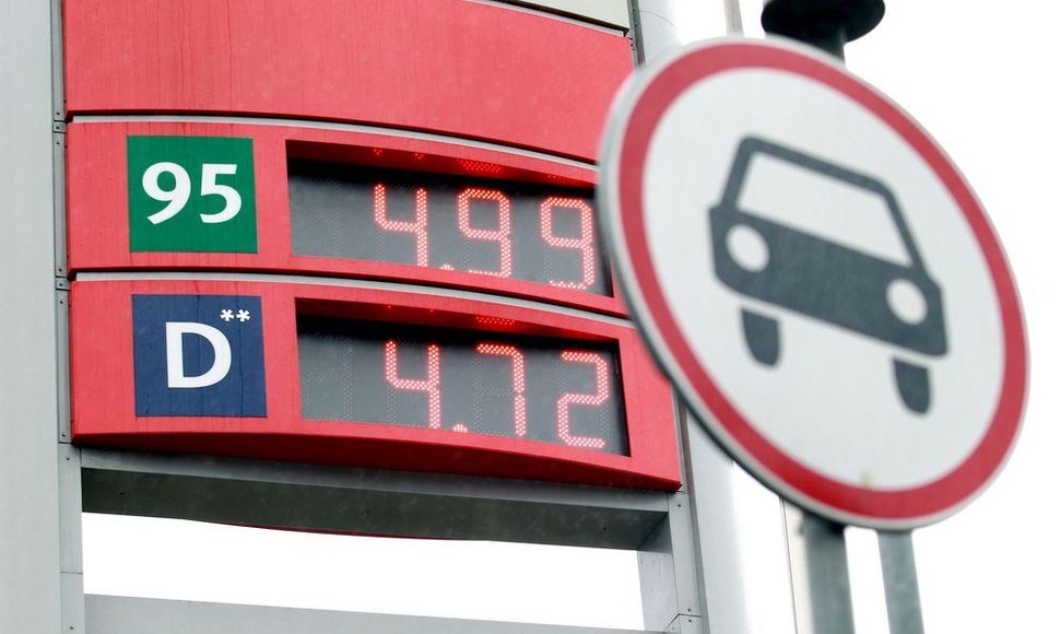 Benzino kainos „Statoil“ degalinėse