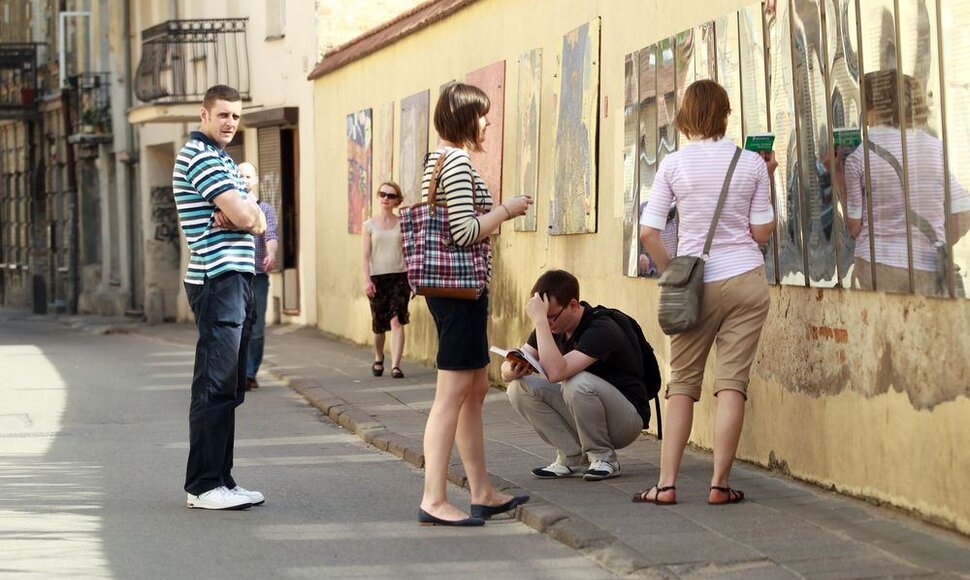 Saulėje &scaron;vytintis Vilnius nudžiugino užsienio turistus