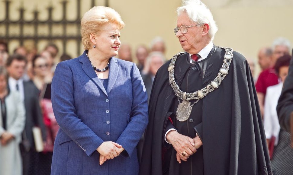 Dalia Grybauskaitė ir Benediktas Juodka