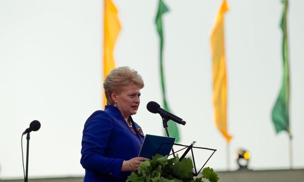 Dainų šventės akimirkos Vingio parke.