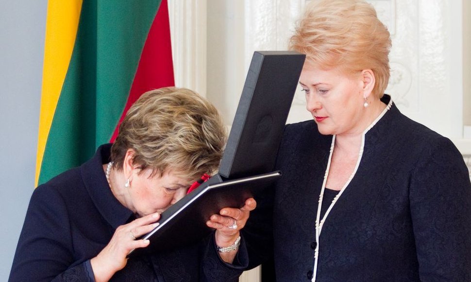 Naina Jelcina ir Dalia Grybauskaitė
