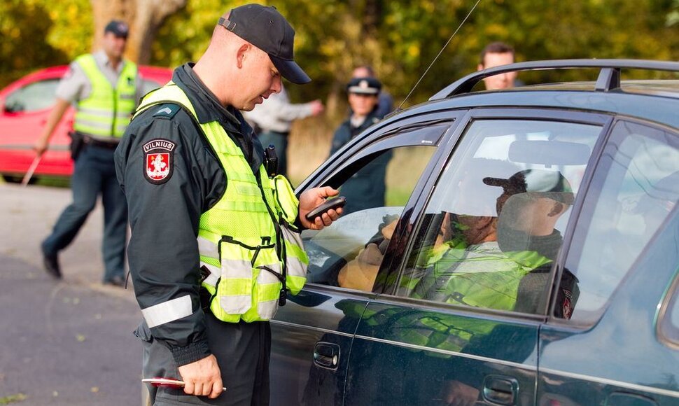 Vilniaus policijos akcija Čekoniškėse