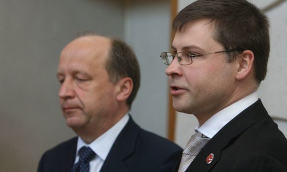Andrius Kubilius ir Valdis Dombrovskis