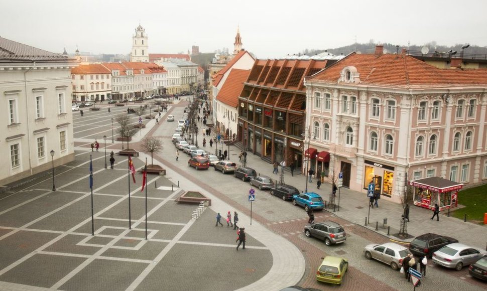 Vilniaus senamiesčio panorama