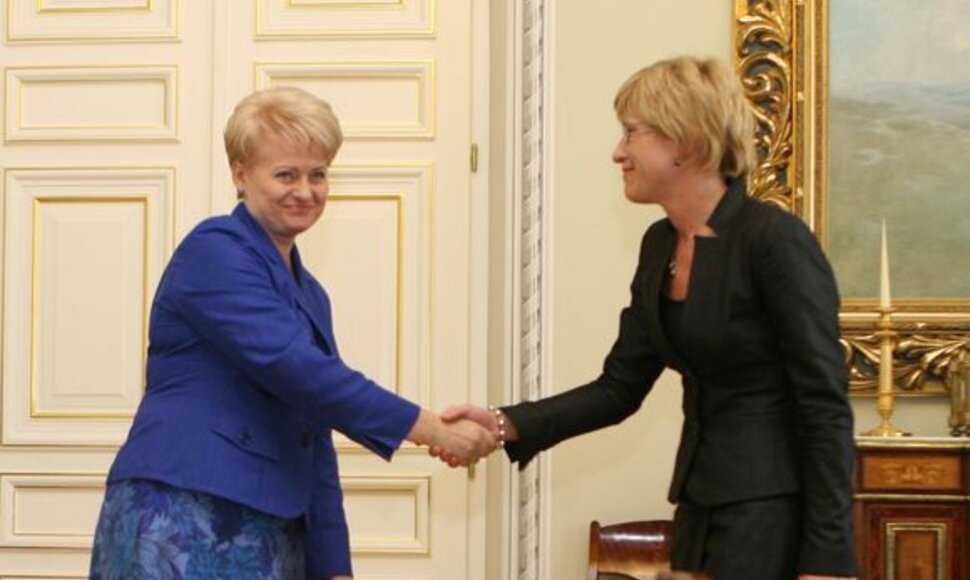 Dalia Grybauskaitė ir Ingrida &Scaron;imonytė 