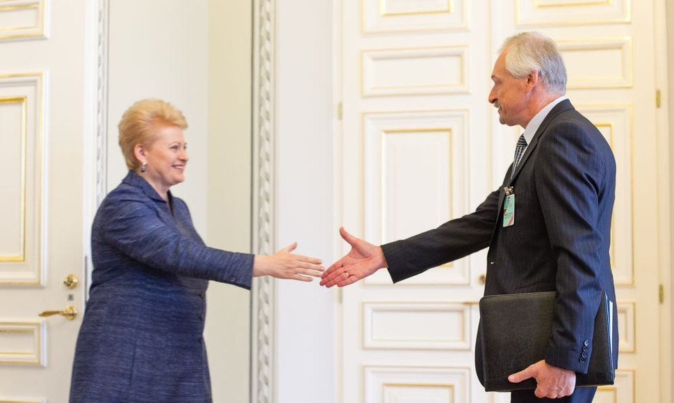 Dalia Grybauskaitė ir Evaldas Gustas