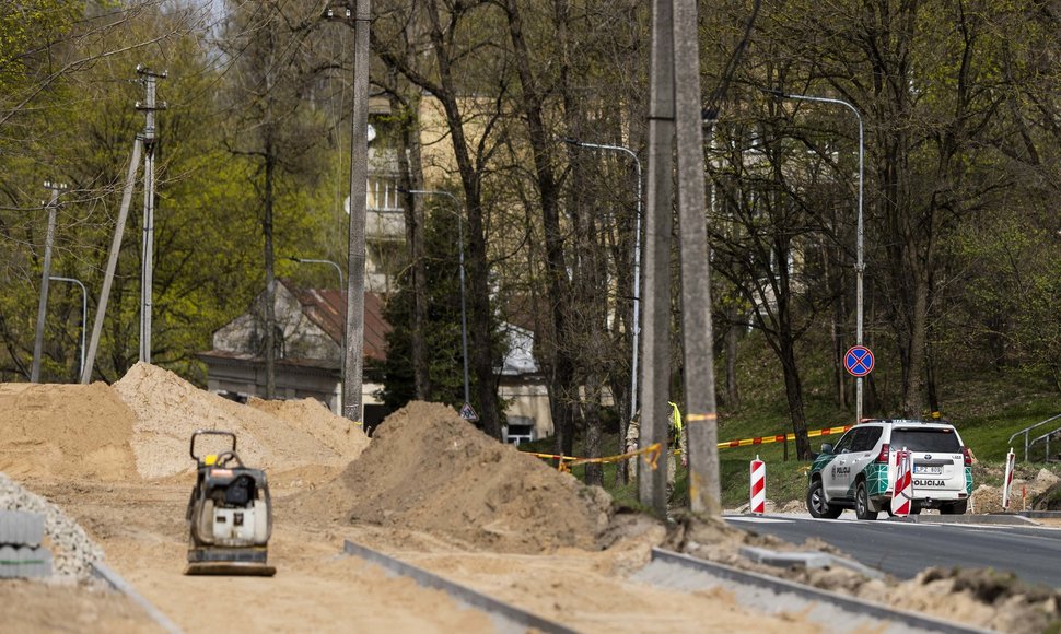 Vilniue, Liepkalnio gatvėje rastas sprogmuo