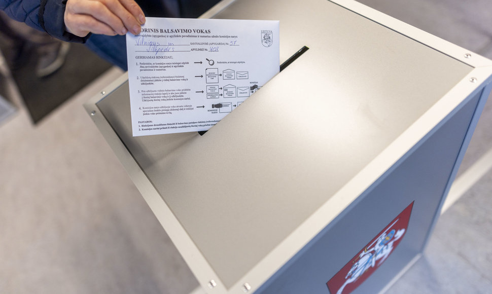 Prasidėjo balsavimas iš anksto Respublikos Prezidento rinkimuose ir referendume