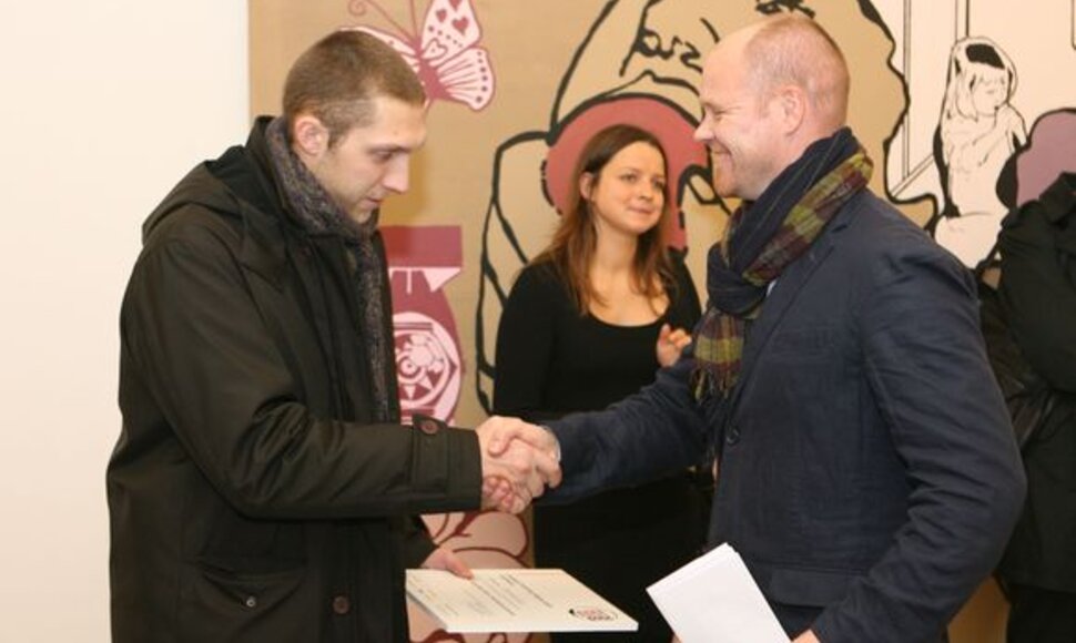 Vilmanto Marcinkevičiaus inicijuoto konkurso, siekiančio padėti jauniesiems talentams, finalo susirinko pasižiūrėti jį palaikantys svečiai.