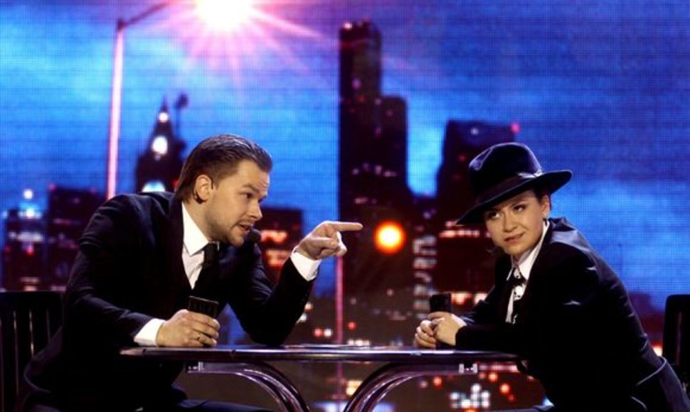 Dainų šou „Žvaigždžių duetai“ dalyviai atliko dainas iš žinomų filmų. 
