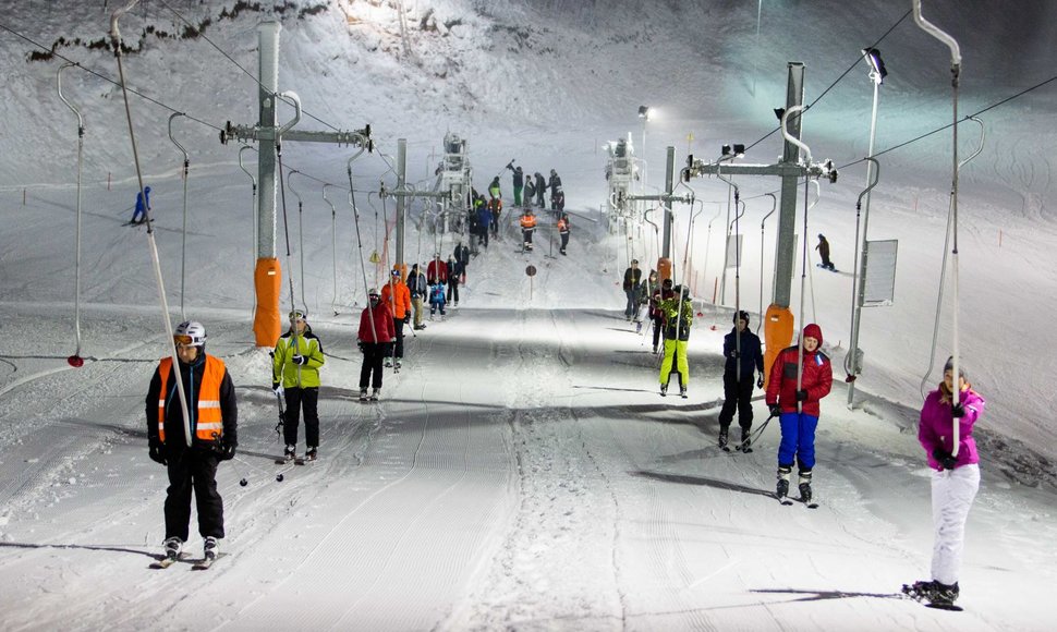 Liepkalnyje atidarytas slidinėjimo sezonas