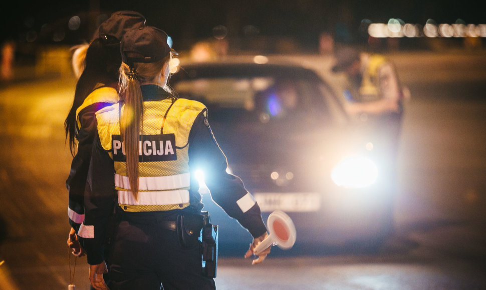 Per „Kultūros naktį“ Vilniuje surengtas kelių policijos reidas