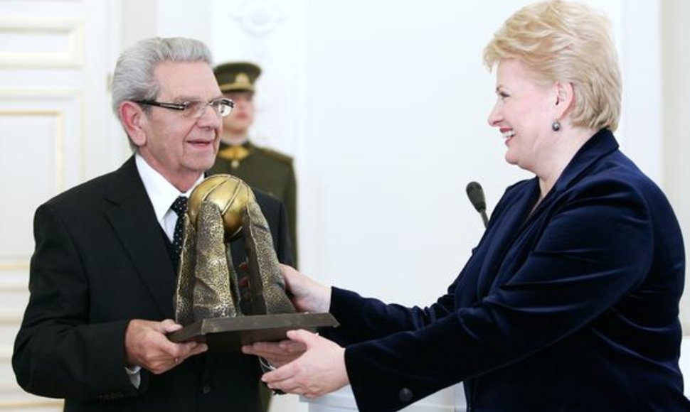 LKF prezidentas V.Garastas ir Prezidentė
