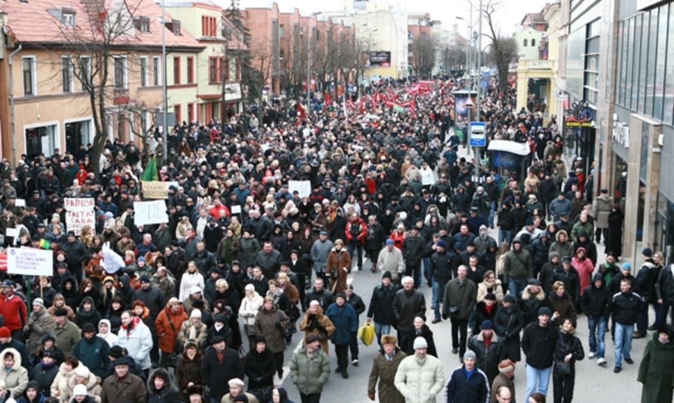 Protestas Klaipėdoje