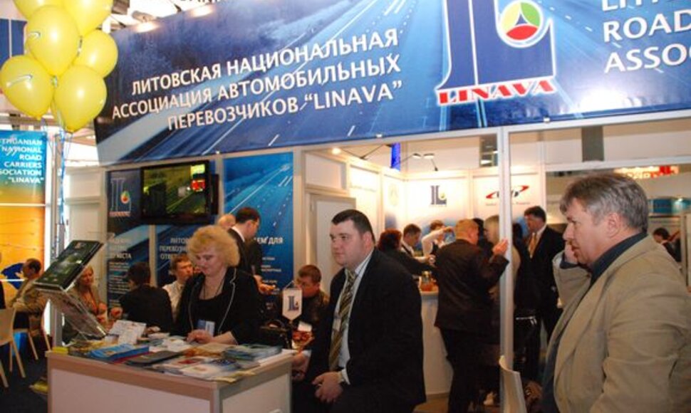 Lietuvos vežėjai tarptautinėje transporto ir logistikos parodoje „TransRusija 2009“.