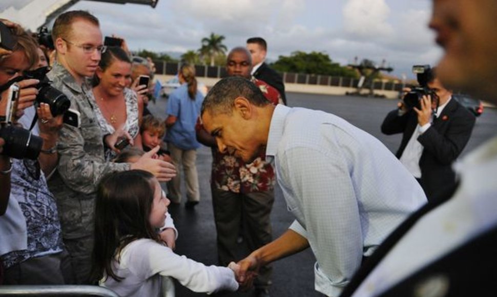 Barackas Obama atvyko į Havajus