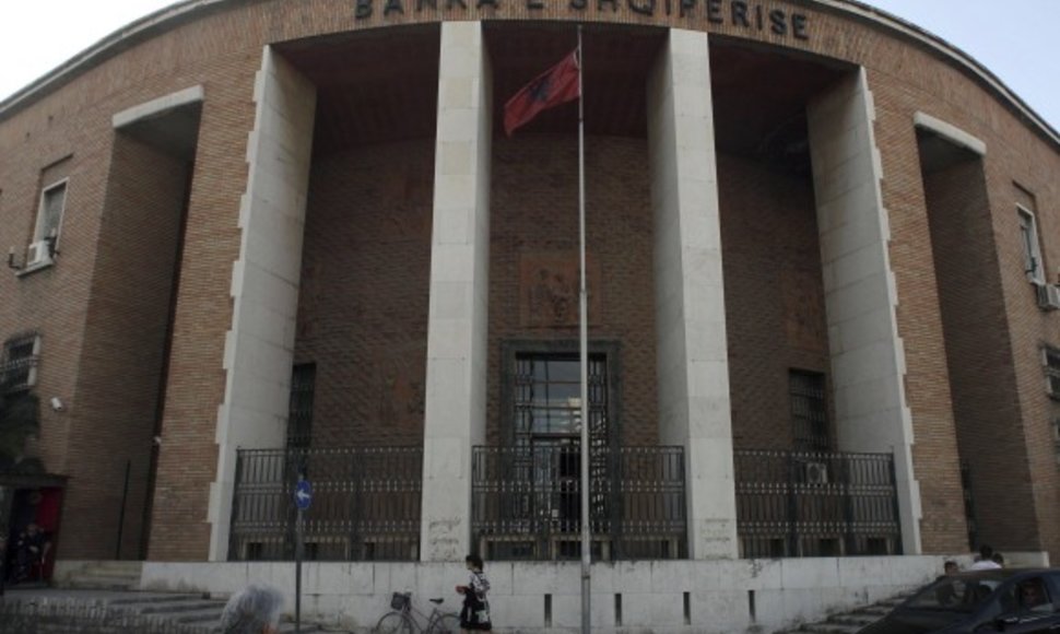 Albanijos Nacionalinis bankas pasaulinės krizės beveik nepajuto. 