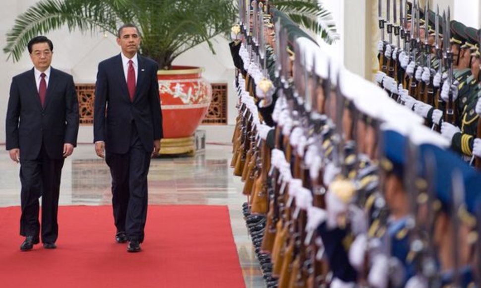 B.Obamos vizitas Kinijoje