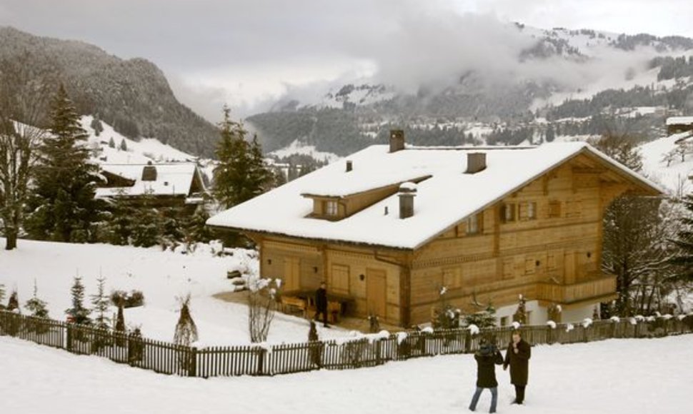R.Polanskis penktadienį atvyko į kalnų namelį Šveicarijoje 
