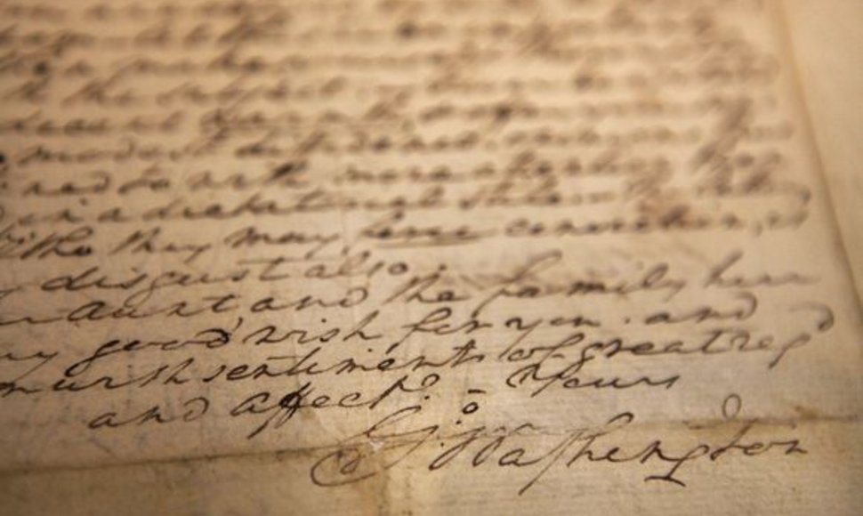 G.Washingtono laiškas
