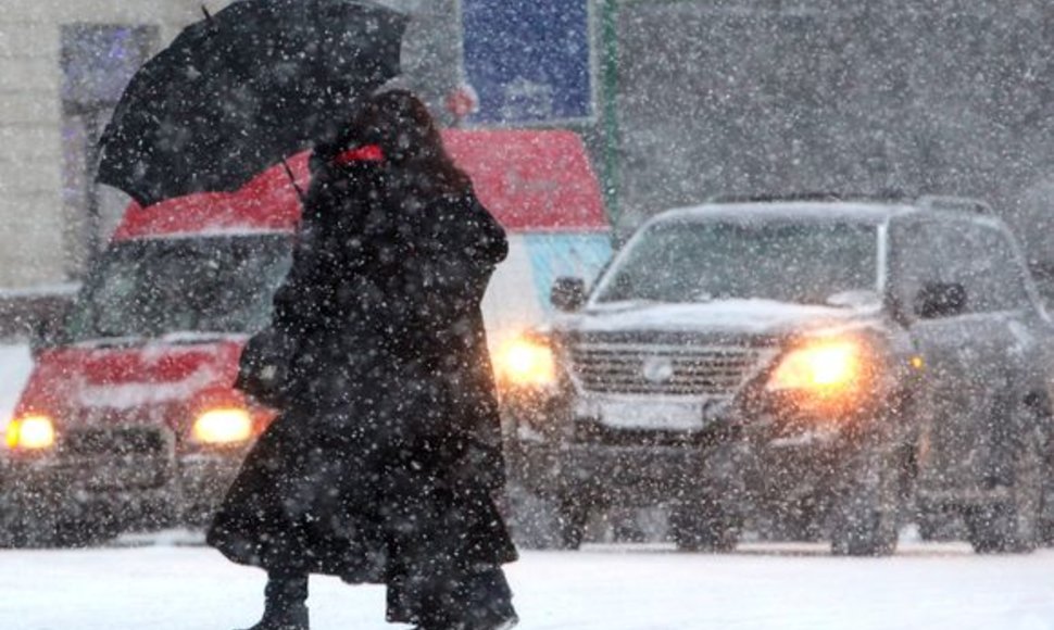 Sniegas Maskvoje