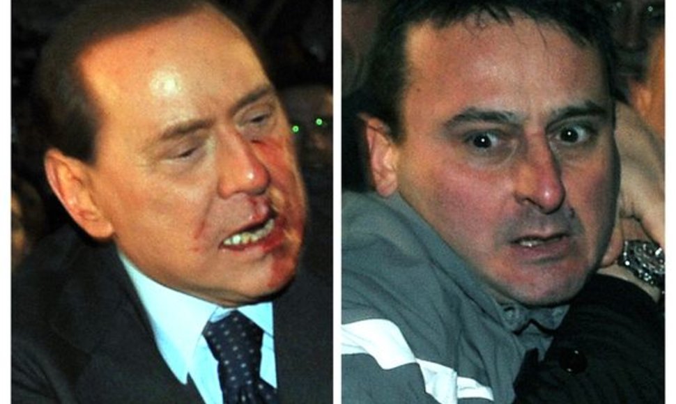 S.Berlusconi ir jo užpuolikas