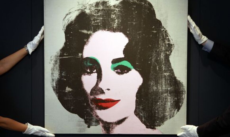 Legendinės aktorės Elizabeth Taylor portretas