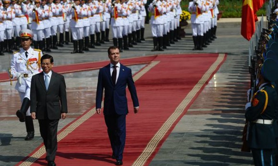 D.Medvedevo vizitas Vietname