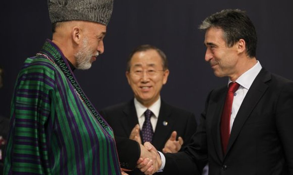 H.Karzai ir A.F.Rasmussenas