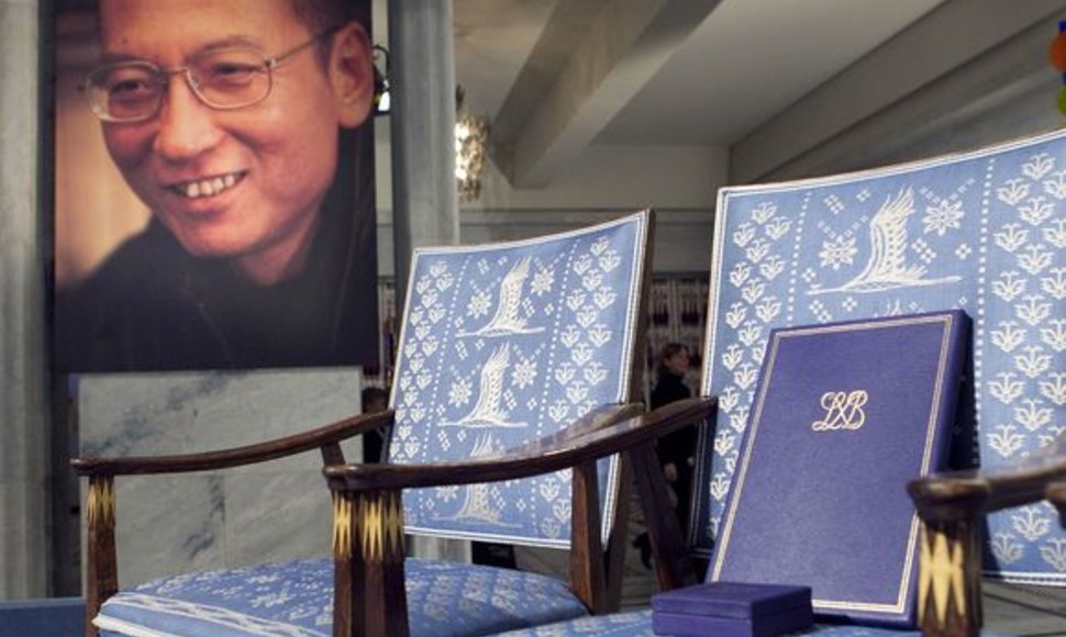 Tuščia kėdė, skirta Liu Xiaobo, per Nobelio apdovanojimus