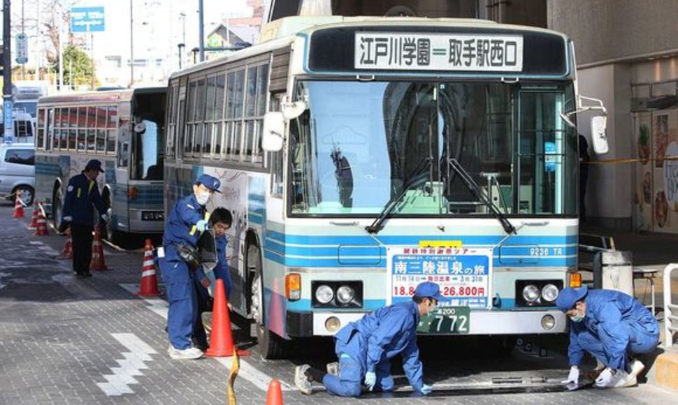 Autobusas, kuriame įvyko incidentas