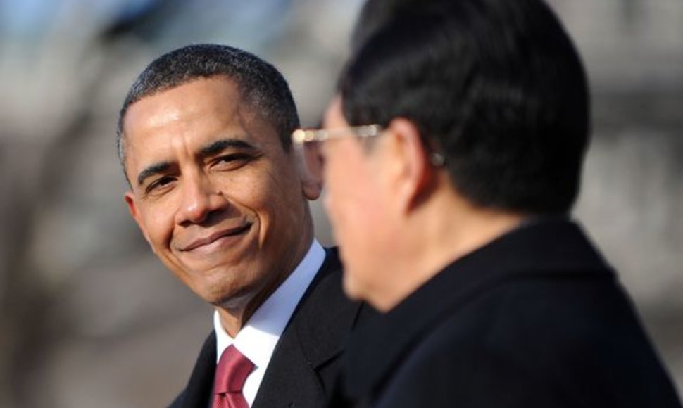 Barackas Obama susitinka su Kinijos prezidentu