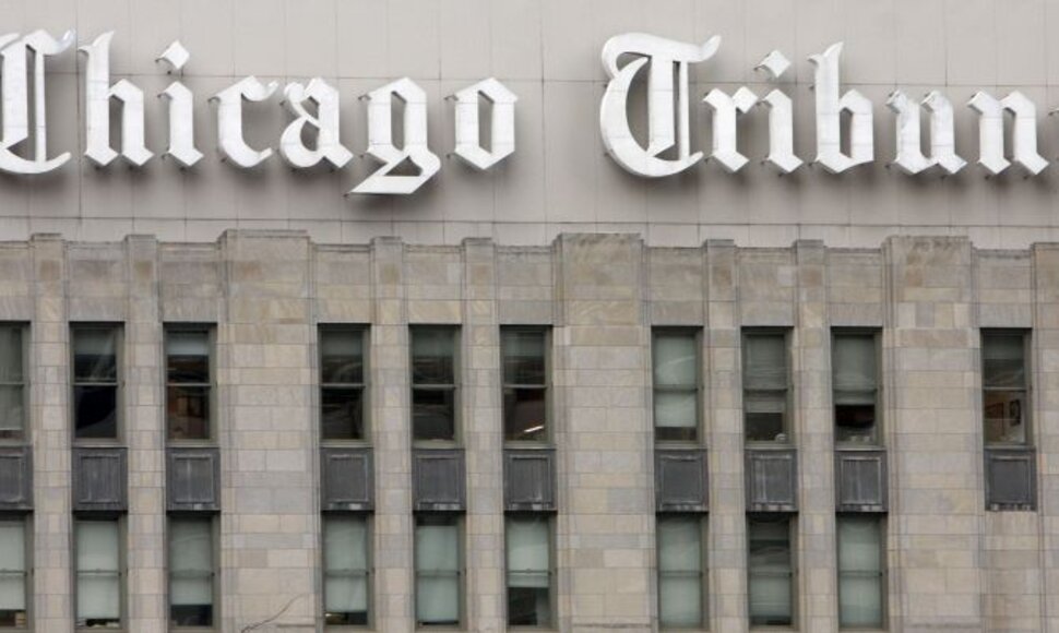 "Chicago Tribune" ir kitus dienra&scaron;čius leidžiančios bendrovės skolos tapo nebepakeliamos.