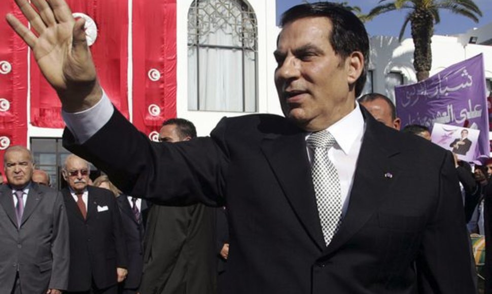 Buvęs Tuniso prezidentas Zine'as El Abidine'as Ben Ali