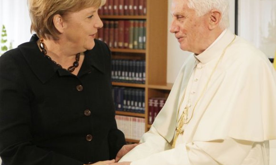Angela Merkel ir popiežius