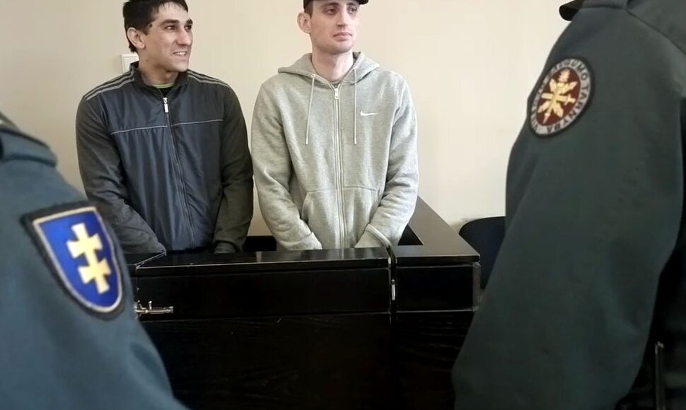 Vladas Aleksandravičius (kairėje) ir Edgaras Adomavičius