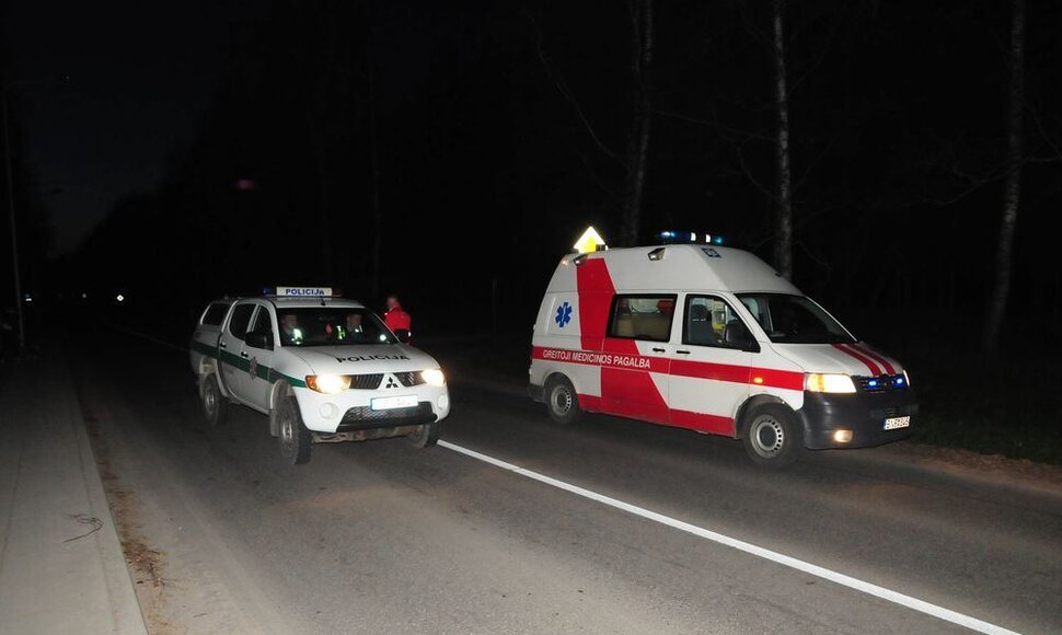 Avarijos vietoje Vilniaus rajone, Didžiojoje Riešėje