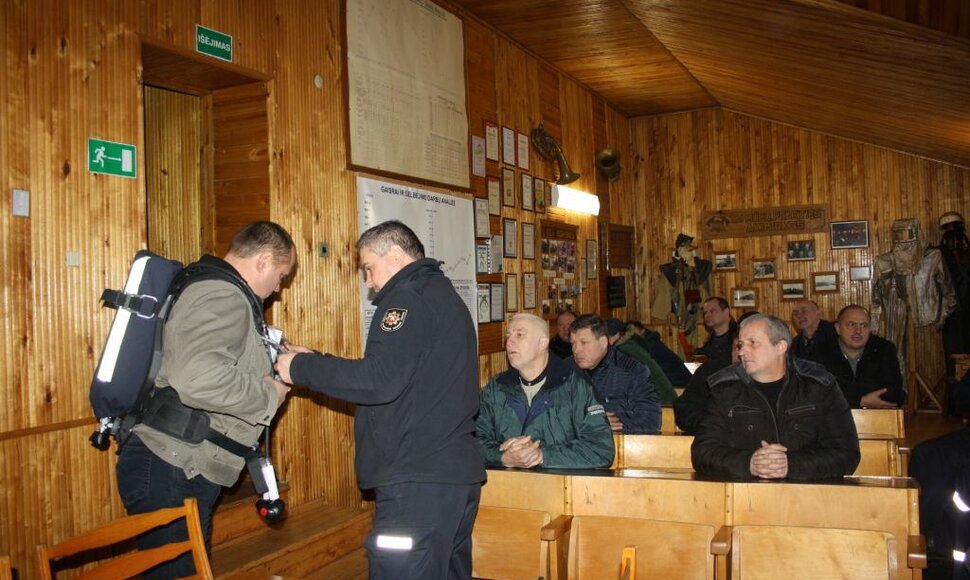 Mokymų akimirka