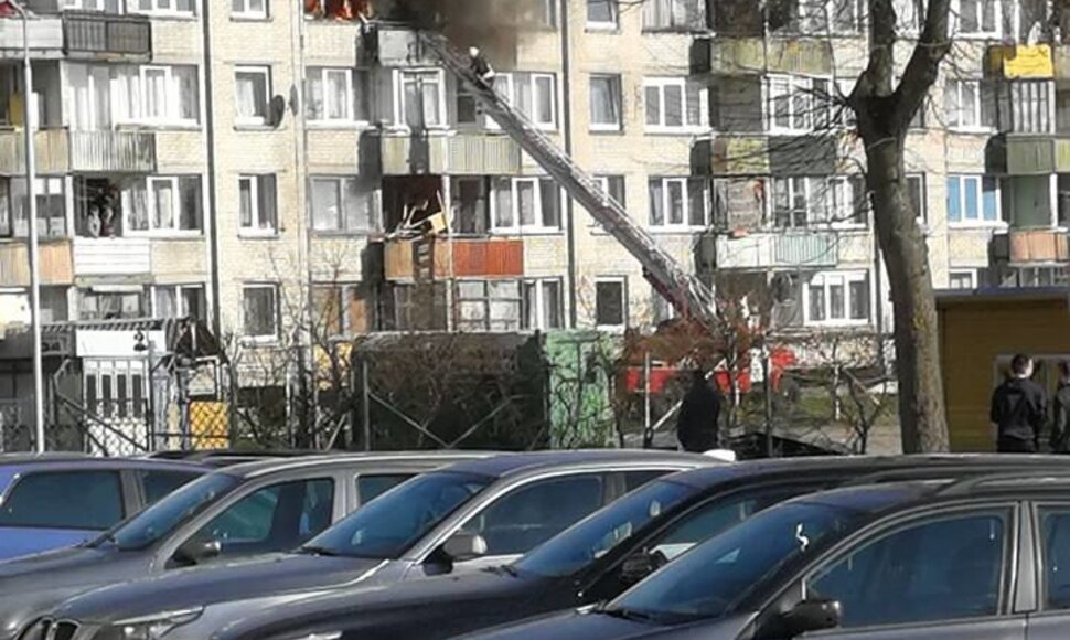 Gaisras Kėdainiuose