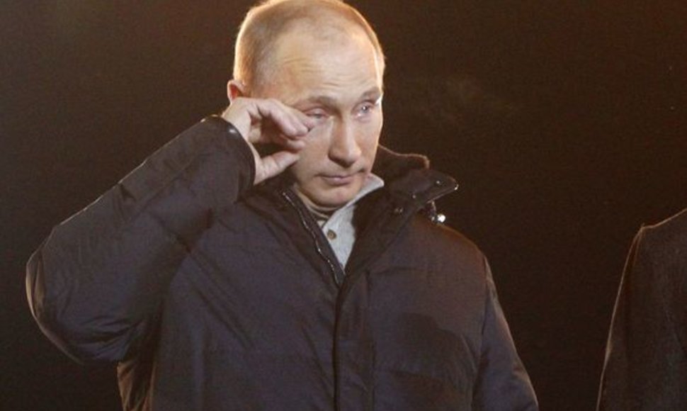Vladimiras Putinas braukė ašarą