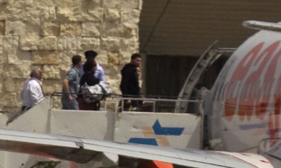 Palestiniečių kampanijos &bdquo;flytilla&ldquo; aktyvistai 