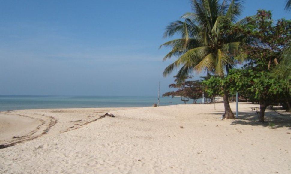 Paplūdimys Tailando saloje 