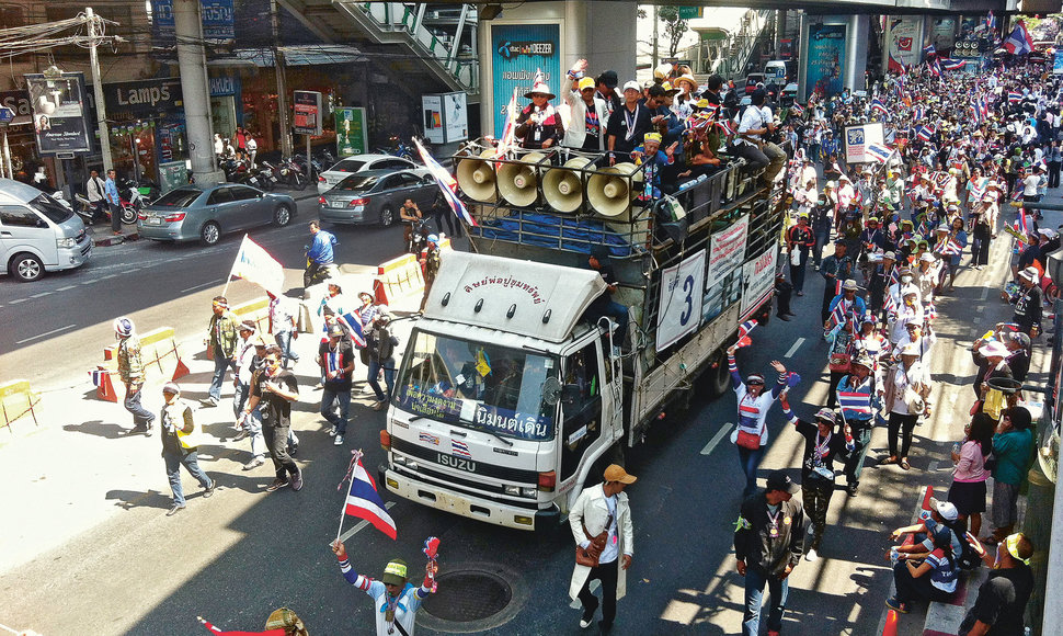 Protestai Tailande