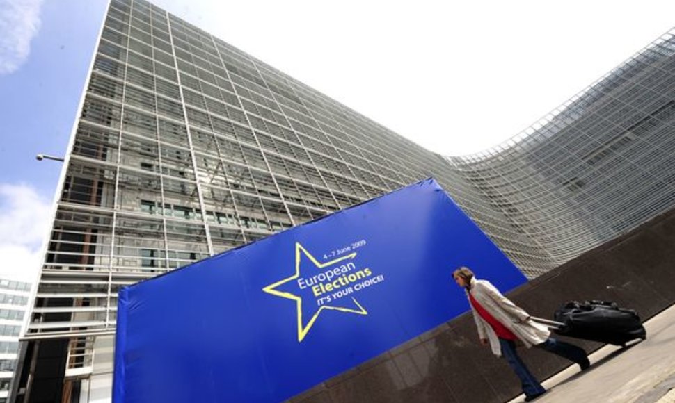 Gaisras kilo Europos Komisijos pastate. 