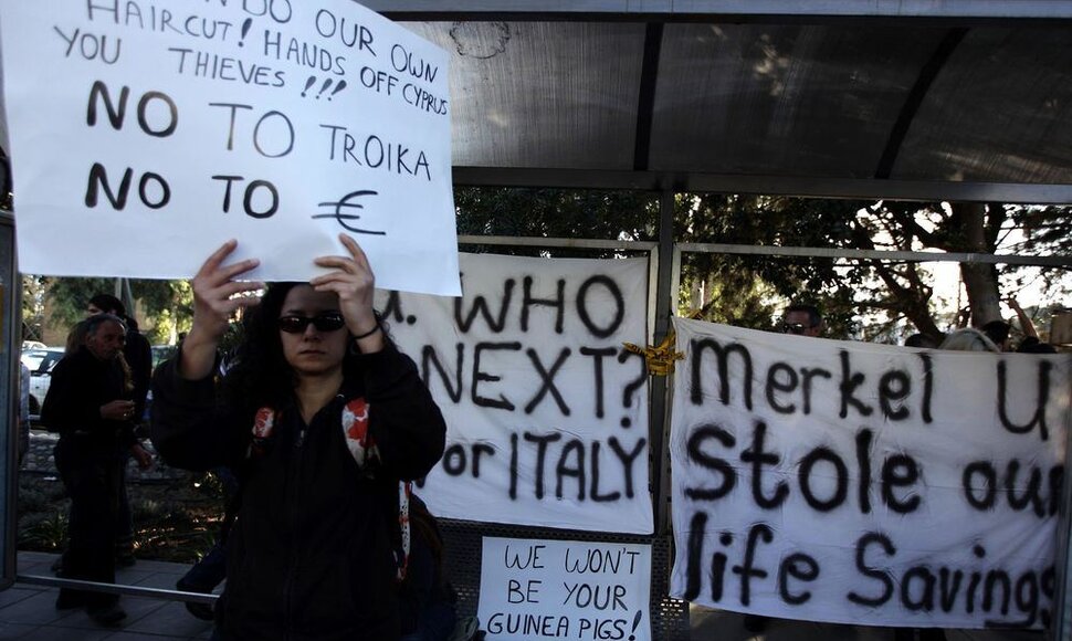Protestai Kipre