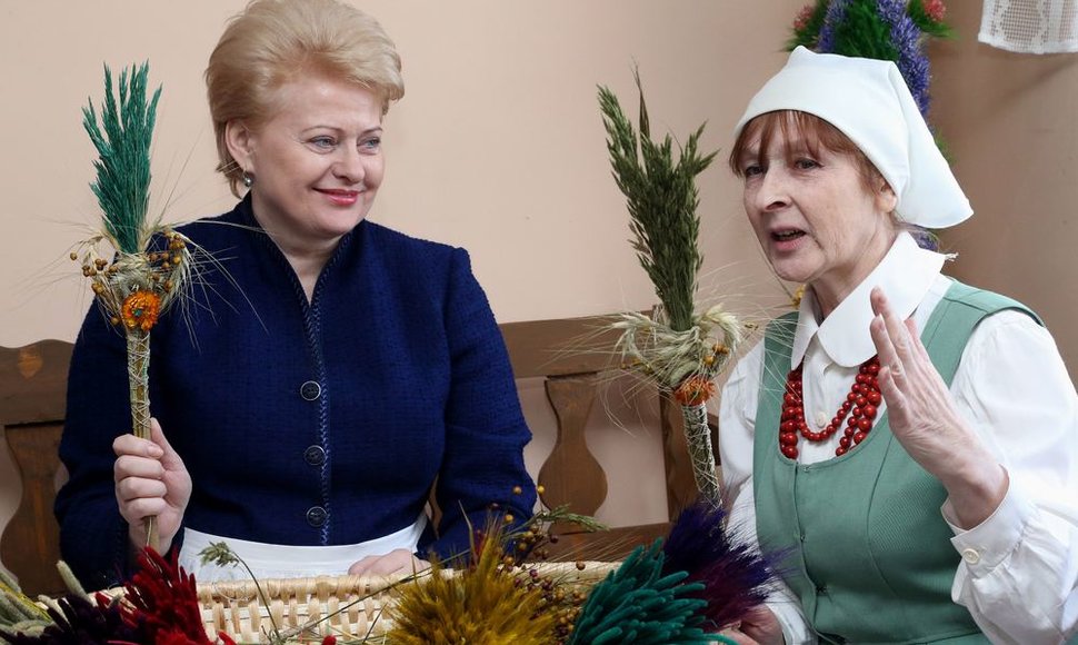 Dalia Grybauskaitė pynė verbas