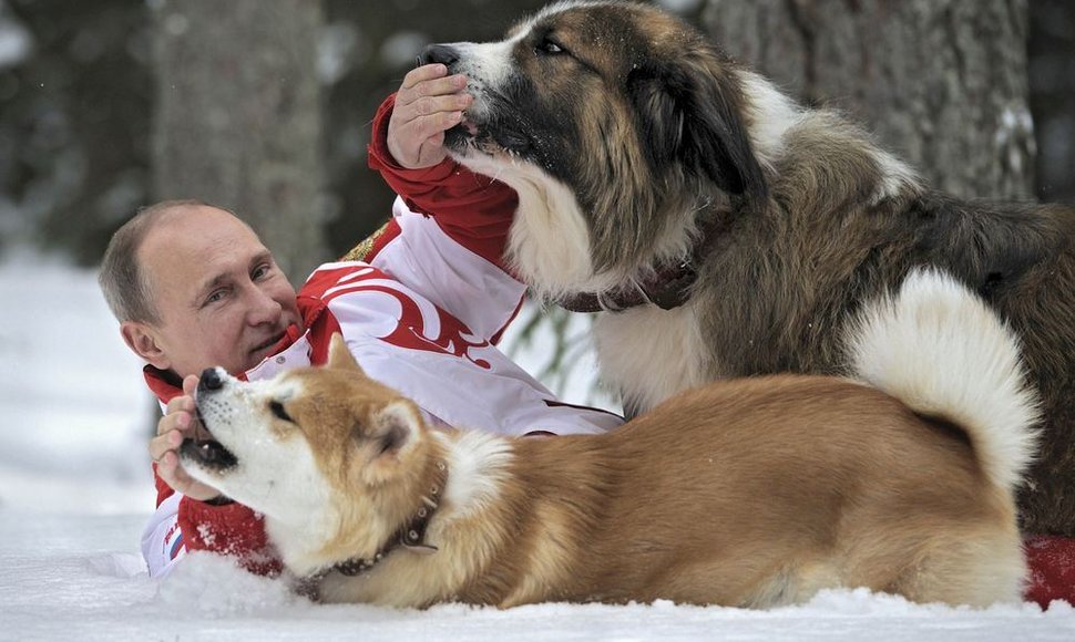 Vladimiras Putinas naujoje fotosesijoje