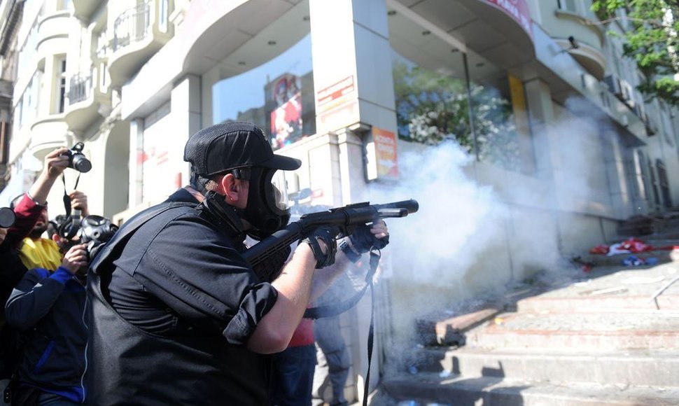 Susirėmimai su policija Turkijoje