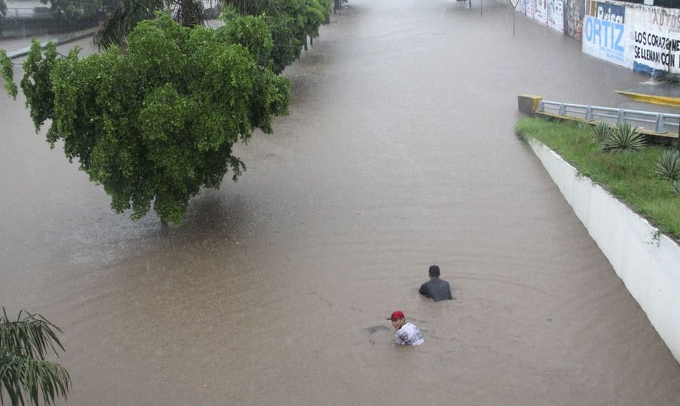 Potvynis Meksikoje